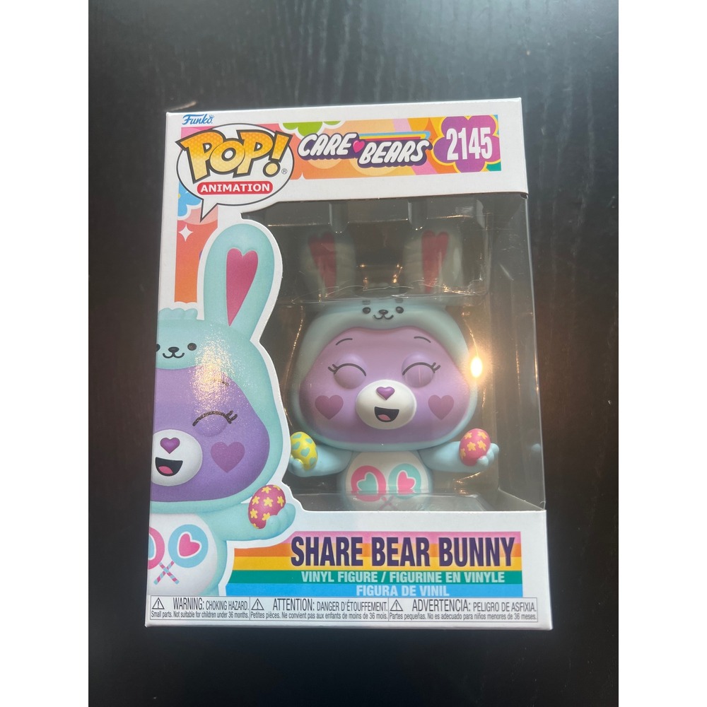 NEW - Funko Pop Animation Care Bears Share Bear‎ Bunny 2145 Vinyl Figure